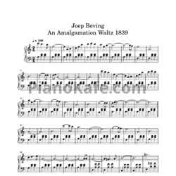 Ноты Joep Beving - An amalgamation waltz 1839 - предпросмотр