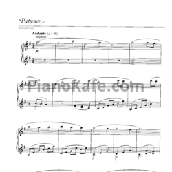 Ноты Patrick Doyle - Patience - предпросмотр