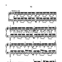 Ноты Сергей Рахманинов - Музыкальный момент №6 - предпросмотр