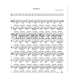 Ноты System of a Down - Science - предпросмотр