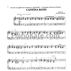 Ноты John Williams - Cantina band - предпросмотр