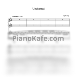 Ноты Dj Rostej - Uncharted (для 2 фортепиано) - предпросмотр