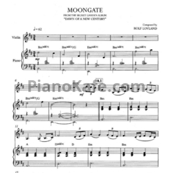 Ноты Secret Garden - Moongate (для пианино и скрипки) - предпросмотр