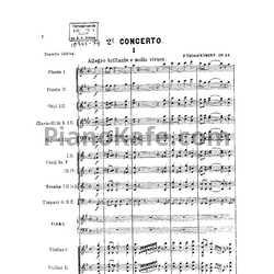 Ноты П. Чайковский - Концерт для фортепиано с оркестром №2 (Op. 44) - предпросмотр