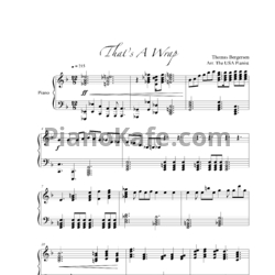 Ноты Thomas Bergersen - That's a wrap