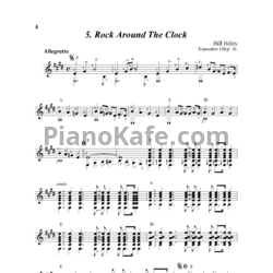 Ноты Bill Haley & His Comets - Rock around the clock (гитара) - предпросмотр