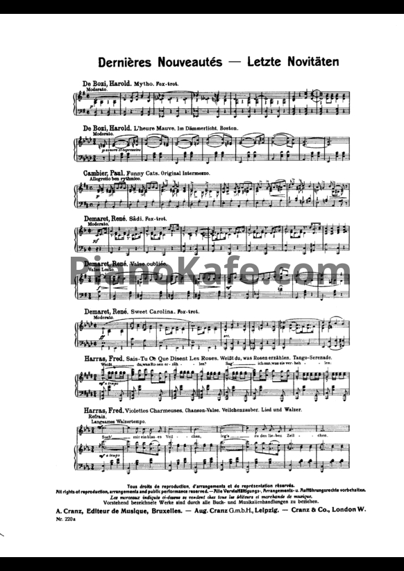 Ноты Р. Эйленберг - Сувенир из Петербурга (Op. 57) - PianoKafe.com