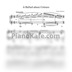 Ноты Оскар Фельцман - A Ballad about Colours - предпросмотр