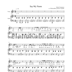 Ноты Within Temptation - Say my name (Версия 2) - предпросмотр