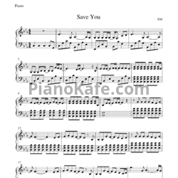 Ноты Simple Plan - Save you