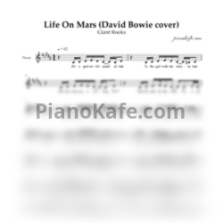 Ноты David Bowie - Life on Mars (Сover by Giant Rooks) - предпросмотр