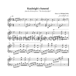 Ноты Michael Suby - Kayleigh's funeral