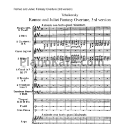 Ноты П. Чайковский - Увертюра "Ромео и Джульетта" (Партитура) - предпросмотр