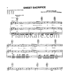 Ноты Evanescence - The open door (Книга нот) - предпросмотр