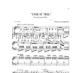 Ноты Герман Волленгаупт - Ever of thee (Соч. 59, №1) - предпросмотр