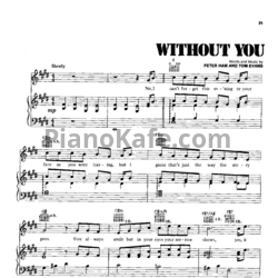 Ноты Harry Nilsson - Without you