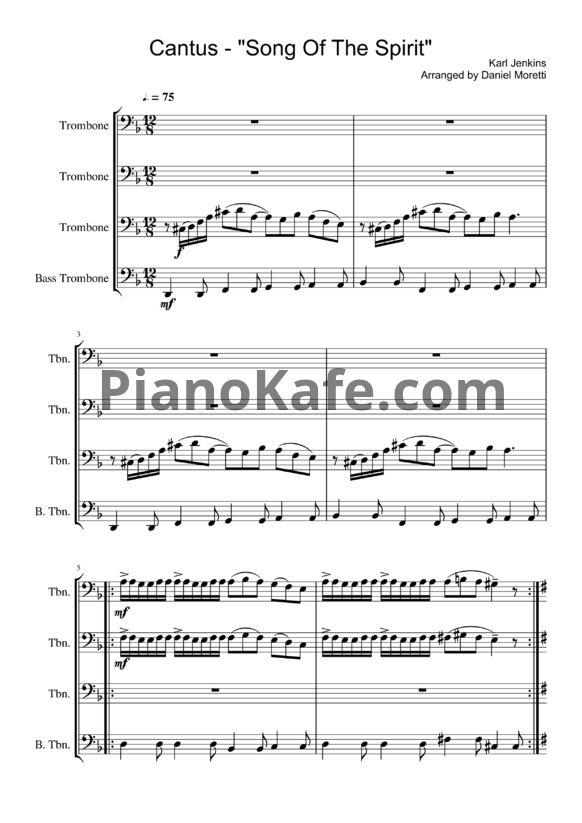 Ноты Karl Jenkins - Cantus - PianoKafe.com
