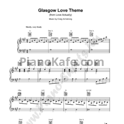 Ноты Craig Armstrong - Glasgow love theme - предпросмотр