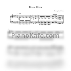 Ноты Twenty one pilots - Drum show - предпросмотр