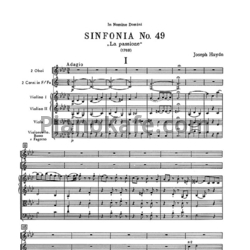 Ноты Йозеф Гайдн - Симфония №49 фа минор "Страстная" (Партитура) - предпросмотр