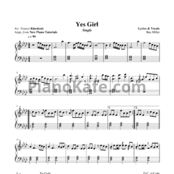Ноты Bea Miller - Yes girl