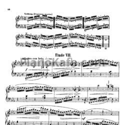 Ноты Альберт Лешгорн - Этюд (Соч. 169, №7) - предпросмотр