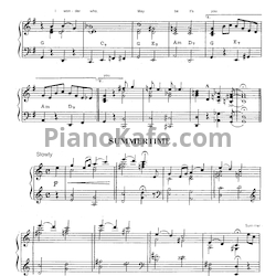 Ноты George Gershwin - Summertime (Версия 3) - предпросмотр
