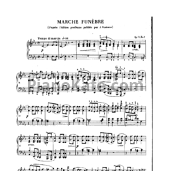 Ноты Фредерик Шопен - Два траурных марша (Op. 72 №2) - предпросмотр
