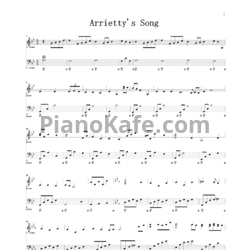 Ноты Cecile Corbel - Arrietty's song