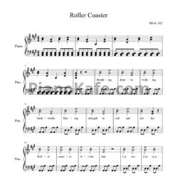 Ноты Blink-182 - Roller coaster - предпросмотр