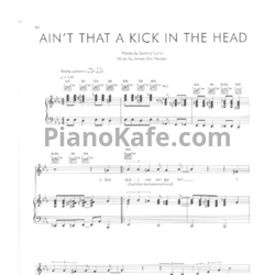 Ноты Robbie Williams - Aint that a kick in the head - предпросмотр