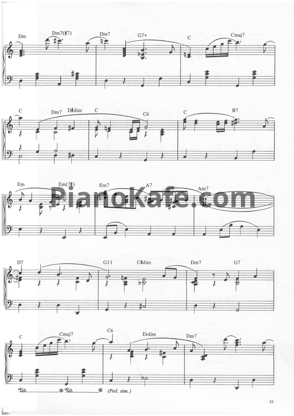 Ноты Tony Bennett - I left my heart in San Francisco (Версия 2) - PianoKafe.com