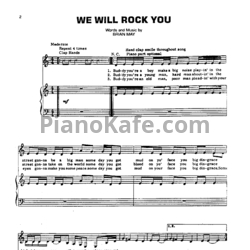 Ноты Артём Амчиславский, Роман Данилов и Александр Лавер - We will rock you