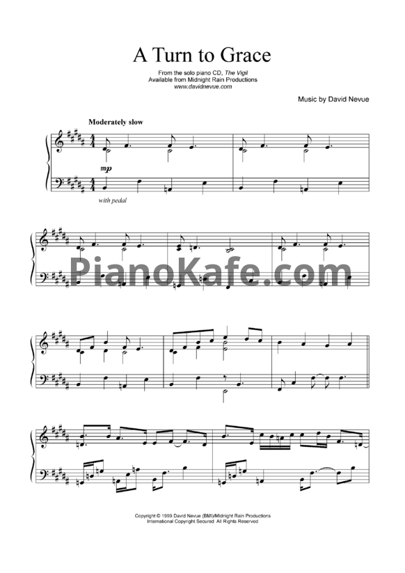 Ноты David Nevue - Книга нот - PianoKafe.com
