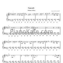 Ноты Selena Gomez - Naturally - предпросмотр