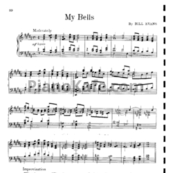 Ноты Bill Evans - My bells - предпросмотр