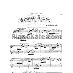 Ноты Луи Моро Готшалк - Murmures eoliens (Op. 46) - предпросмотр