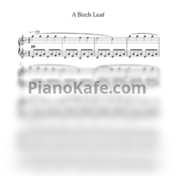 Ноты Ilya Beshevli - A birch leaf - предпросмотр
