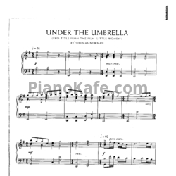 Ноты Thomas Newman - Under the umbrella (End title) - предпросмотр