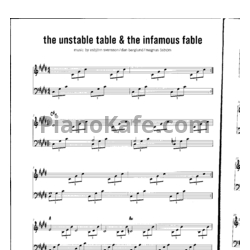 Ноты Esbjörn Svensson Trio - Esbjörn Svensson Trio - The unstable table & the infamous fable - предпросмотр