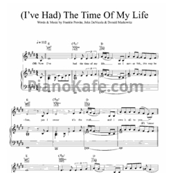 Ноты Bill Medley and Jennifer Warnes - (I've had) The time of my life - предпросмотр