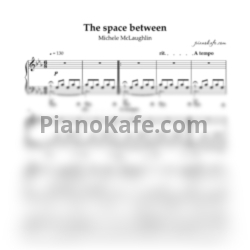 Ноты Michele Mclaughlin - The space between - предпросмотр