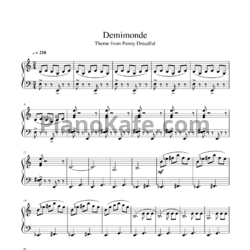 Ноты Abel Korzeniowski - Demimonde (Main theme)