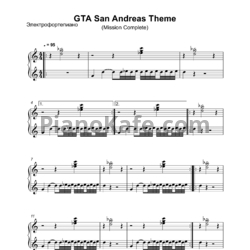 Ноты Young Maylay - GTA San Andreas Theme (Mission Complete)