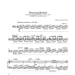 Ноты David Nevue - Mourning / Rebirth - предпросмотр