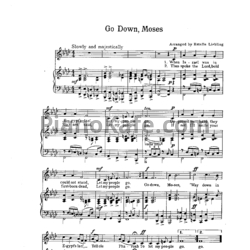 Пипл гоу перевод на русский. Go down Moses Ноты для фортепиано стандарт. Louis Armstrong - go down, Moses Ноты для трубы. Go down Moses Ноты для голоса и фортепиано.