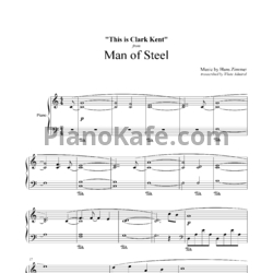 Ноты Hans Zimmer - This is Clark Kent - предпросмотр