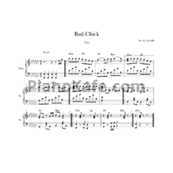 Ноты Cro - Bad chick