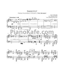 Ноты Jerry Goldsmith - Imhotep - предпросмотр