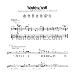 Ноты Black Sabbath - Wishing well (Guitar tabs & Voice) - предпросмотр